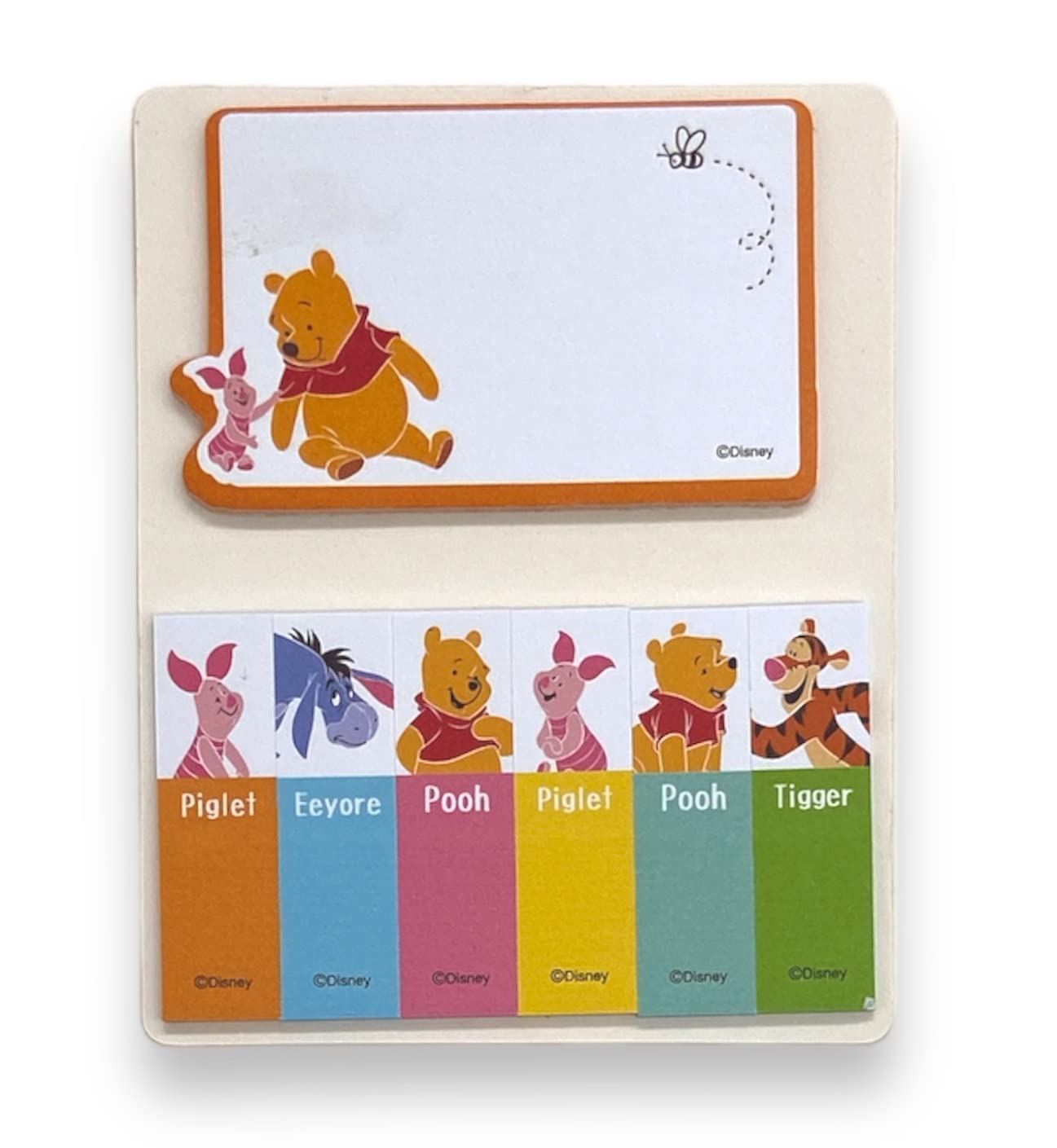 ノート・メモ帳 pooh.3love DAISO Japan Sticky Notes Friend Winnie The Pooh Sticky Notes Set